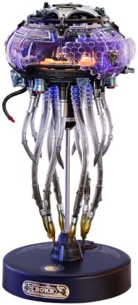 ROKR Jellyfish 3D Puzzle Modellbausatz Für Erwachsene Schreibtischdeko MI09 | Cyberpunk-Meerestier zum Sammeln, Schreibtischdeko, Technik-Hobbygeschenk für Männer, Frauen, Gamer un