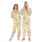 Design intelligent et pratique : les vêtements de nuit à manches longues avec capuche confortable peuvent garder votre tête et votre cou au chaud; les fermetures aux poignets et aux pieds peuvent empêcher l'air froid de s'enfouir et vous garder au chaud pendant les mois froids d'hiver. La fermeture éclair intégrale sur le devant est facile à mettre et à enlever. Le pyjama grenouillère pour adulte a des poches latérales cachées pour transporter tous vos objets essentiels.