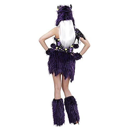 Disfraz de chica monstruo con complementos para celebraciones de Carnaval y eventos 4