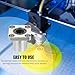 UTHCLO 2pcs 8mm Lmk8uu Flanged Linear Ball Bearings for 3D Printer DIY Parts, Extended Square Flanged Bearings for Linear Motion Shaft, Compatible with Um2 Ultimaker2 Industrial Use