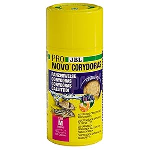 JBL PRONOVO CORYDORAS TAB, primair voedsel voor pantsermeervallen van 1-20 cm, visvoer-tabletten, maat M, 100 ml
