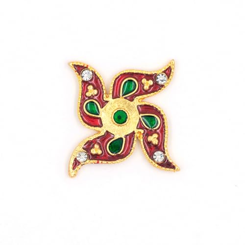 Image of Satra Traders Swastik Sticker | Size : 1.5 Inch | 4 Pair