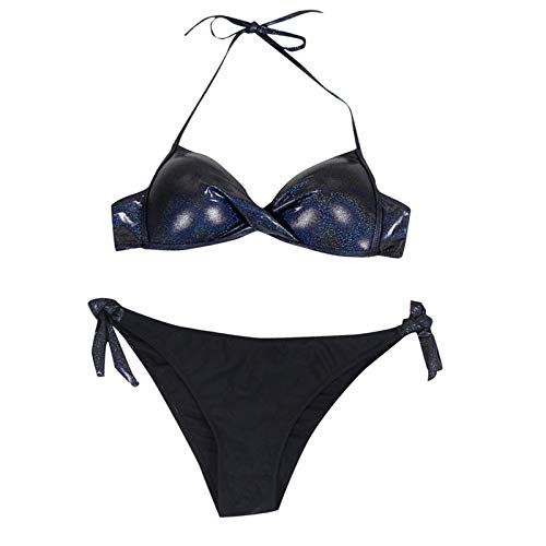Bañador de Bikini Mujeres Calzoncillos Triangulares de Color Sólido en Bañadores Sexy Bañador de Bikini Femenino Vacaciones Trajes de Baño Fiesta de Playa al Aire Libre