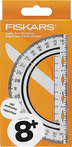 Fiskars® Swing Arm Protractor, Assorted Colors