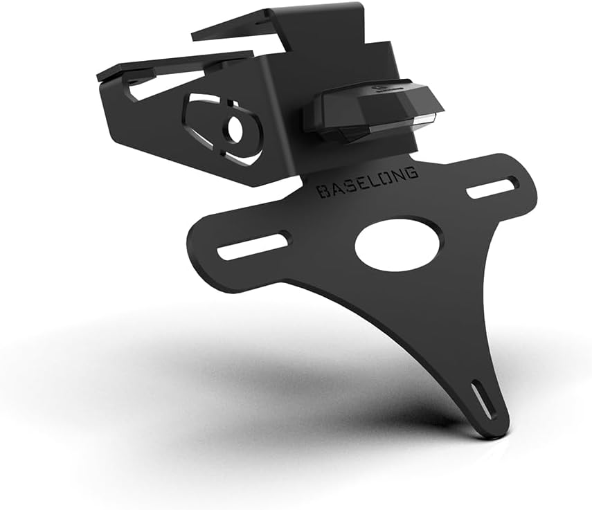 Motorcycle License Plate Holder Rear Bracket Under Seat License Plate Mount Compatible with Z900 Z900 SE/Performance 2017-2024 for Z H2 ZH2 SE/Performance 2020-2026