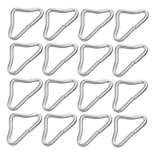 Abaodam 25Piezas Hebillas de Triangulares de Resistentes y Accesorios Elástica y Práctico