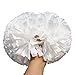 XXMU 2 Pack Cheerleader Pom Poms Sports Dance Cheer Plastic Pom Poms Cheerleading Poms for Sports Team Spirit Cheering Football Soccer Basketball Baseball Tennis,Halloween Christmas Holiday (White)