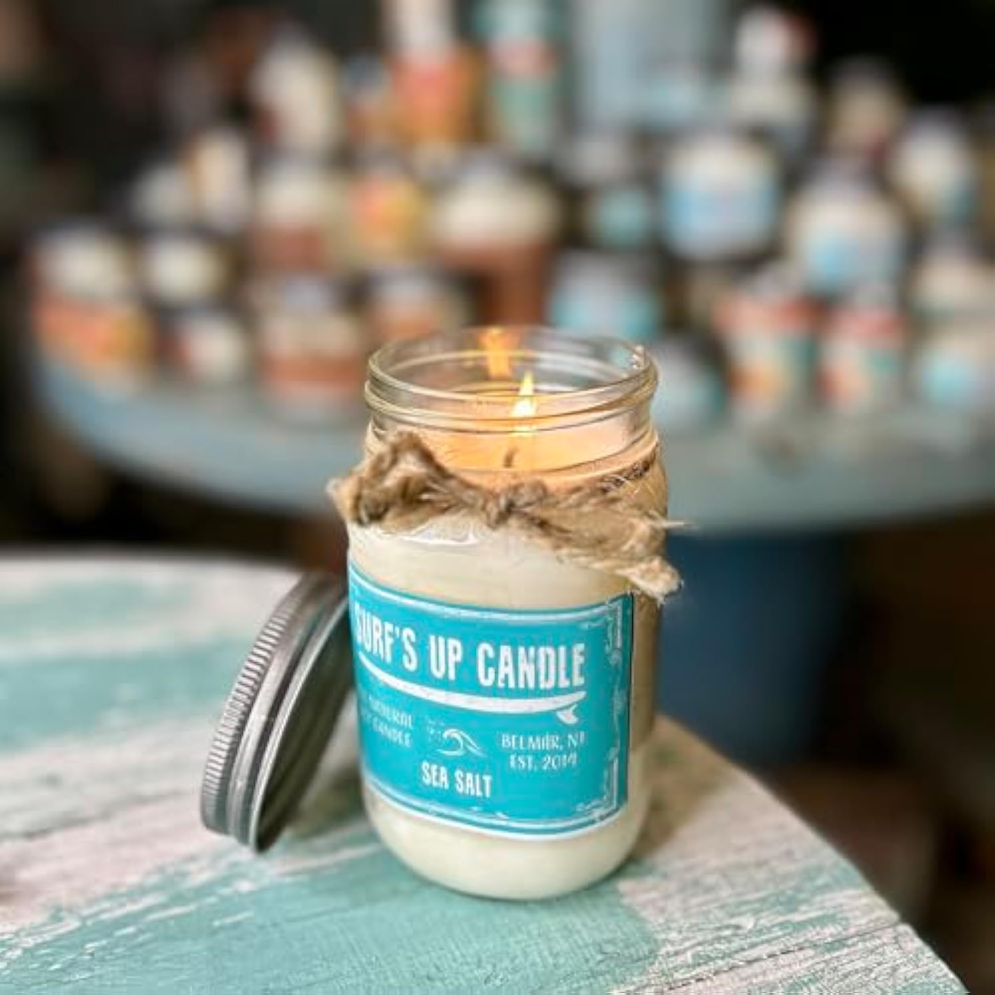 Sea Salt All Natural Soy Candle, 16 Ounce