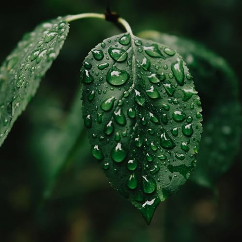 『Steady Morning Spring Rain for Deep Sleep, Relaxation & Focus – Gentle Rain Ambience 9 Hours』のカバーアート