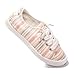 Boy and Girl Slip on Canvas Sneaker, Kids Low Top Casual Fashion Shoes, Comfy Lace up Walking Shoes Color Stripe 3