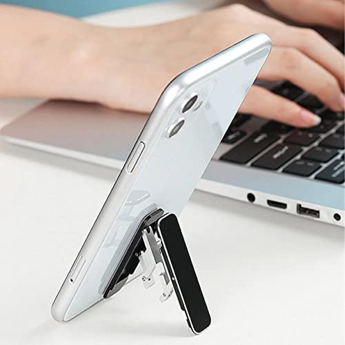 Mini Suporte Dobrável Para Celular Portátil (Prata)