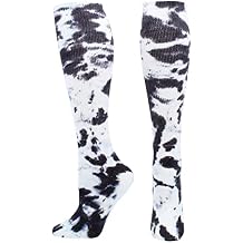 Tie Dye Multisport Tube Socks Soccer Softball Volleyball for Girls Boys Women and Men Youth and Adult