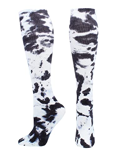 Image of Tie Dye Multisport Tube Socks Soccer Softball Volleyball for Girls Boys Women and Men Youth and Adult