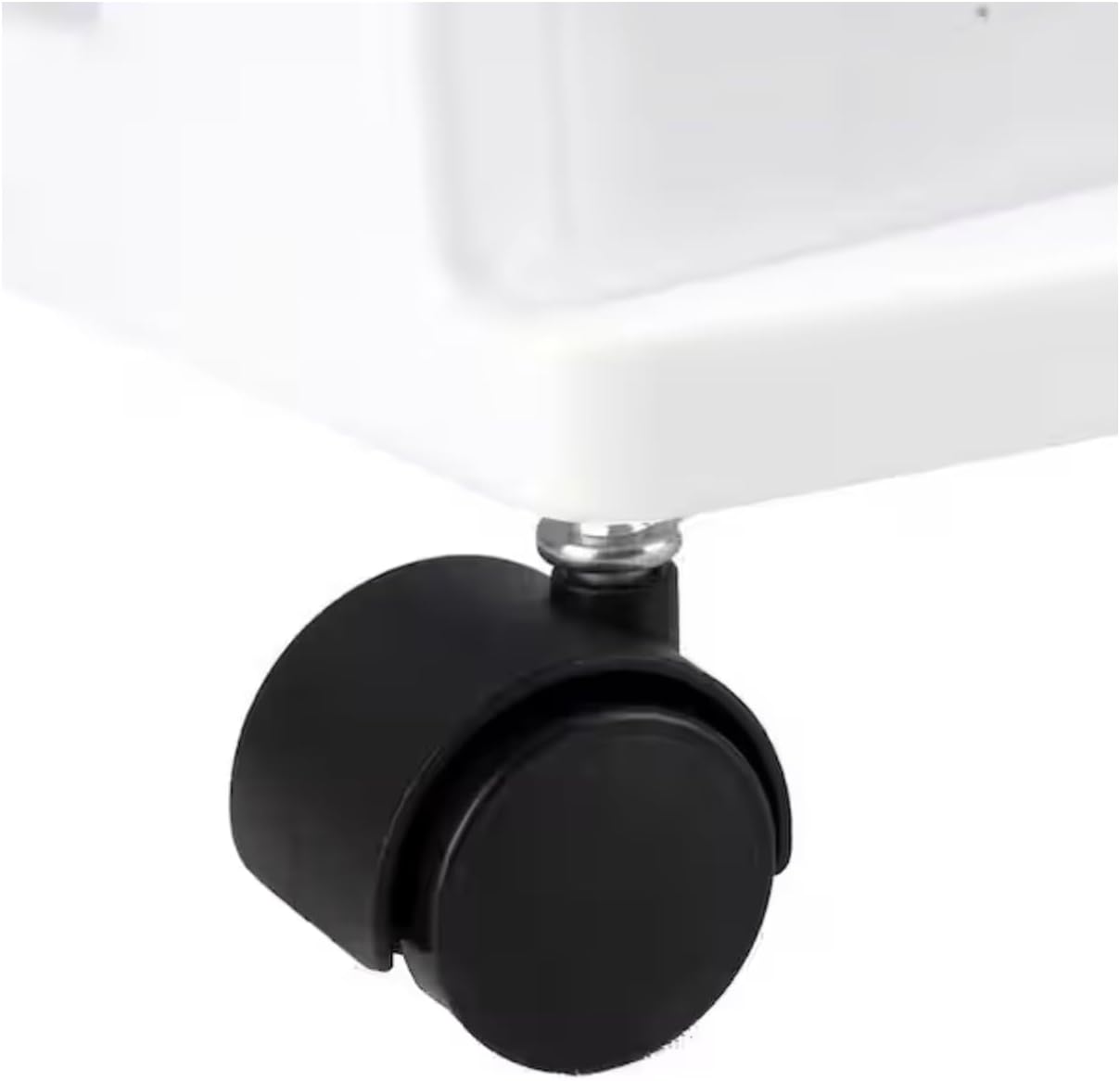 Set of 4 3-Drawer Wheeled Plastic Storage Containers BJ28696