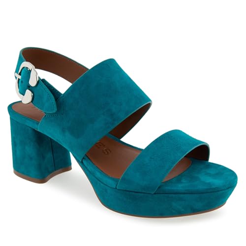 Aerosoles Women Camera Teal Suede 7.5 Medium by Aerosoles - Image 2