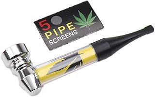 Pfeifen Set, hochwertige Purpfeife + Crusher + 5 Edelstahlsiebe - Gebrauch von Tabakwaren