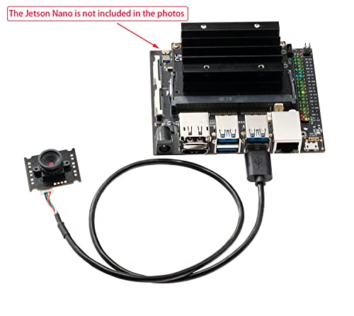 XICOOLEE USB Camera Module OV9726 1MP 70 Degrees Lens Fixed Focus Camera for Win XP Win7 Win8 Vista Mac Linux Android 4.0 Jetson Nano Support OTG Standard UVC Protocol Manual Focusing