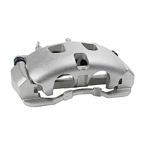 Detroit Axle - Front 2pc Brake Calipers for 13-22 Ford F-250 F-350 Super Duty, 13-15 F-450 Super Duty, 2 Disc Brake Calipers w/Bracket 2013 2014 2015 2016 2017 2018 2019 2020 2021 2022 Replacement