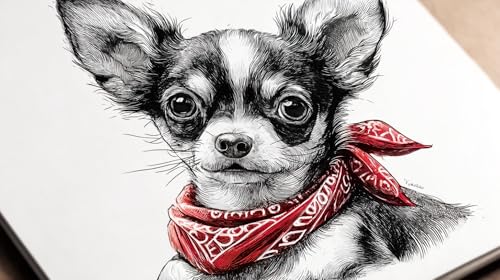 Puzzle de Chihuahua de 1000 piezas para adultos, un desafío educativo de 75x50 cm
