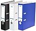 Produktbild Elba Ordner A4 smart Pro, Kunststoff, 8 cm breit, 3 Farben, schwarz weiß blau, 3er Pack