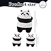 Jorzer .Snowboard Butt Pad 3PCS/Set Cute 3D Panda Snowboard Knee Pads and Butt Pad Soft Padded Ski Protective Gear for Adult Kids Scooters Snowboarding Roller Skating Sporting_Goods.