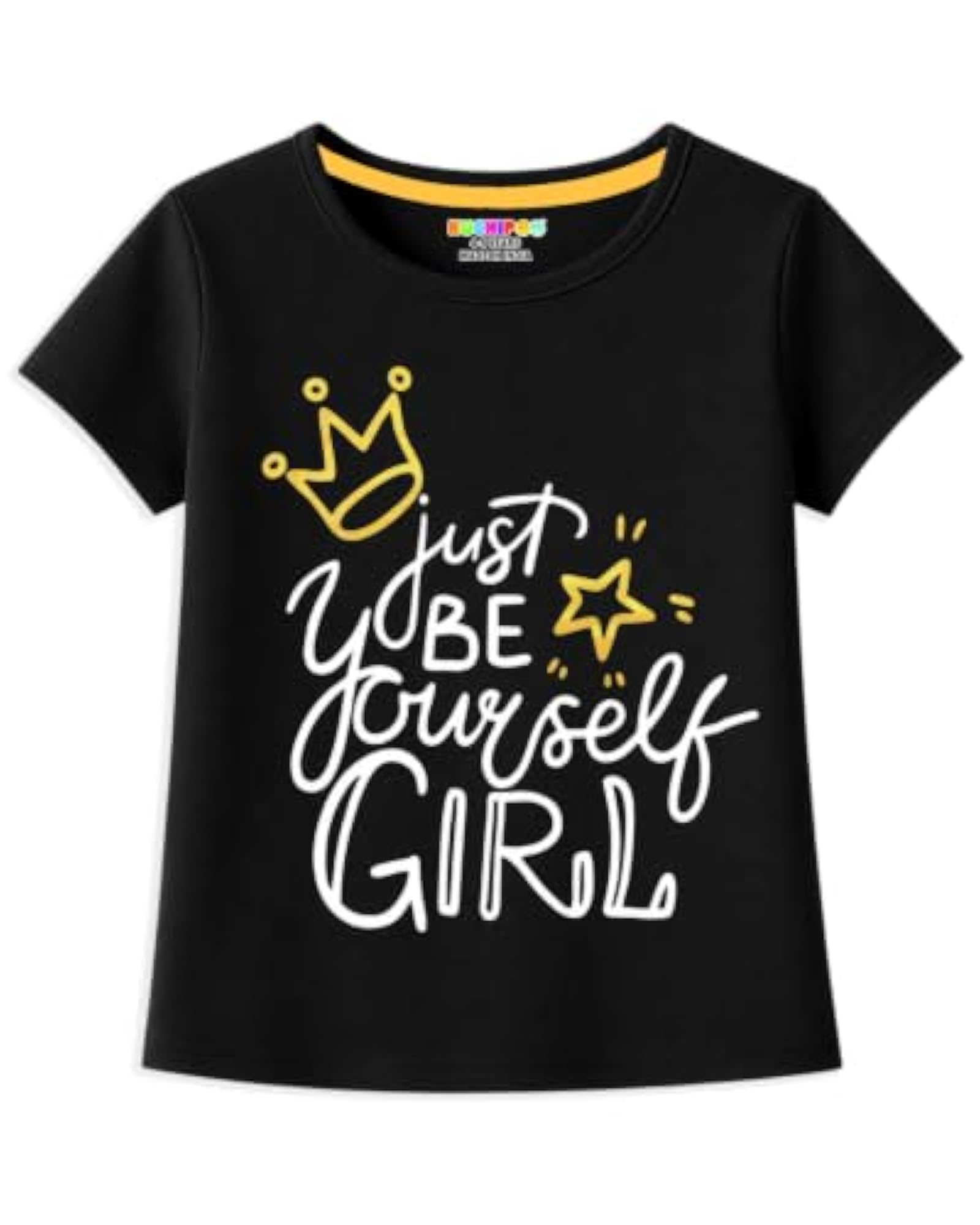 Regular Fit Cotton T-Shirts for Kids, Multi-Colored