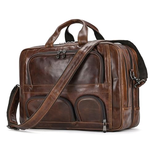 Men's Handbag Men's Leather Handbag Single Shoulder Straddle Bag with Shoe Position Cowhide Duffel Bag(white-Patch five-pointed star4)