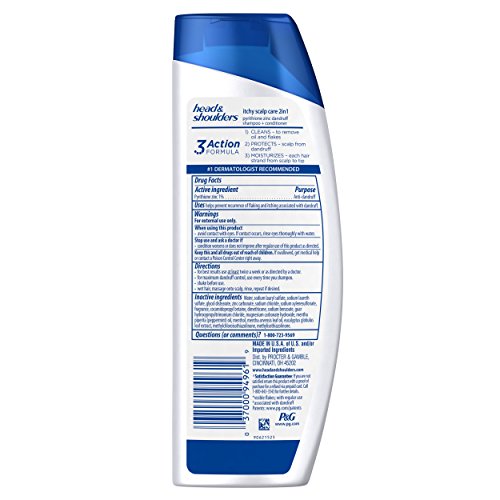 Head & Shoulders 37000949619 Head And Shoulders Itchy Scalp Care With Eucalyptus 2-In-1 Anti-Dandruff Shampoo + Conditioner 8.45 Fl Oz thumb #1