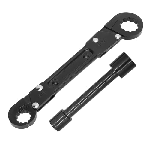 Tissting Strumenti idraulici Kit di arresto angolo di arresto in acciaio Kit di impianto professionale a doppia estremità strumenti di impianti professionale per una facile arresto