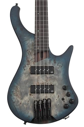 Ibanez EHB Ergonomic Headless Bass Guitar - Cosmic Blue Starburst Flat