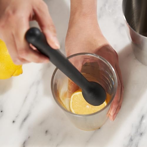 image for True Bash Muddler, Serrated Base, Bar Tools and Cocktail Accessories, 