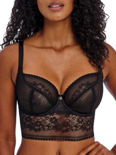 Freya Women's Sydnie Underwire Longline Bra Black