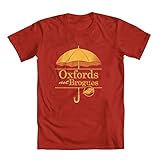 GEEK TEEZ Oxfords Not Brogues Men's T-Shirt Red Medium