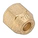 10PCS 1/4 Imperial Air Conditioning Copper Tube Connection Reinforced Nuts Forged Nuts Resistance to High Pressure Without Cracking for Industrial Piping Systems