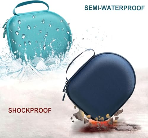 Image of M.G.R.J Hard Travel Carrying Headphone Case Cover for Sony WH-CH720N / WH-CH710N / WH-ULT900N / WH-XB900N / WH-XB910N / Sony ULT Wear Wireless Headphone (EVA|Black)