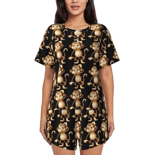 Pyjama manches courtes femme ample pour stopper l'inconfort des nuits chaudes