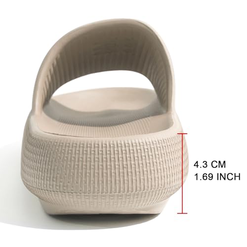 Cloud Slides for Women Pillow Slides Shower Shoes Cloud Recovery Slide Sandals Cushion Thick Sole Pillow Slippers Comfort Indoor and Outdoor Slide4