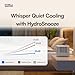 HydroSnooze Water Cooling & Heating Mattress Pad, Temperature Control Bed Cooling System, Cooling Mattress Topper Perfect for Hot Sleepers,Temp Range of 59-131°F, Queen Size (60