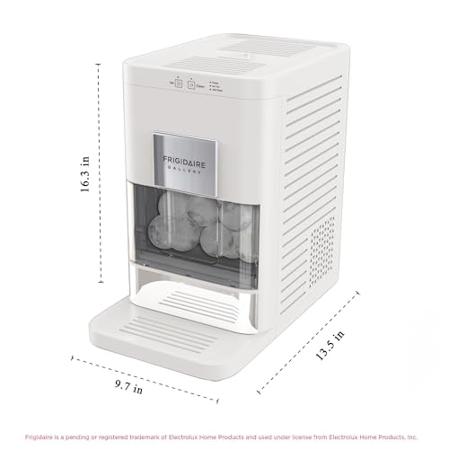 image for Frigidaire, Countertop Artisanal Sphere Ice Machine, Transparent Windo