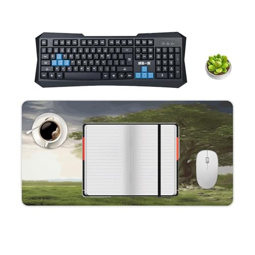 Alfombrilla para mouse grande cuadrada con base de goma miniatura 4