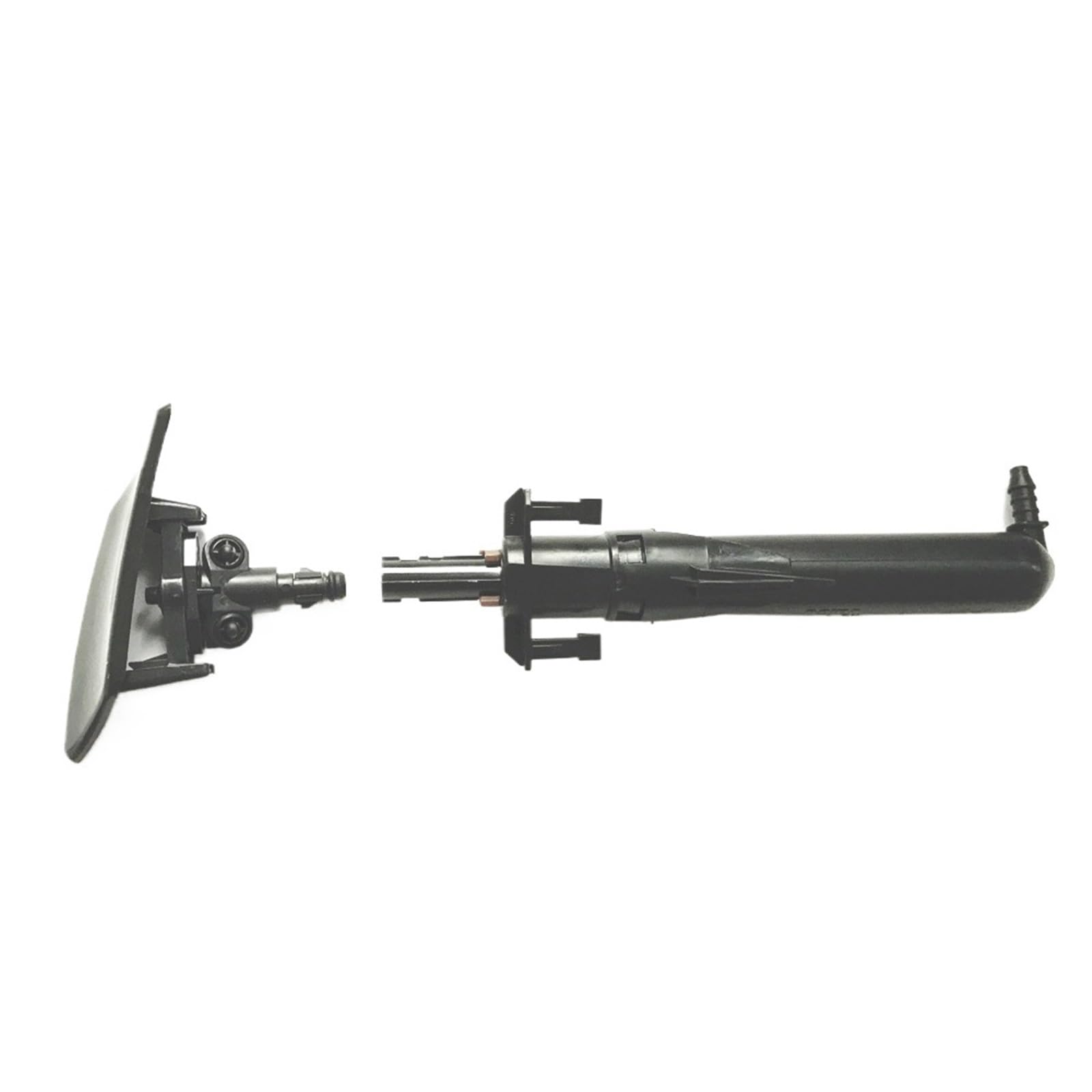 Pompa lavavetri per auto Adatto per Peugeot 207 307 per Citroen C4 Gruppo pompa ugello lavavetri per la pulizia dei fari sinistro e destro con tappo di copertura Pompa impianto lavavetro(Left)