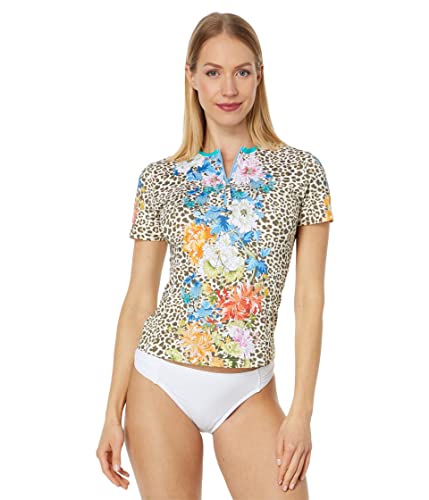 Johnny Was Sporty Surf Shirt Multi 2XL