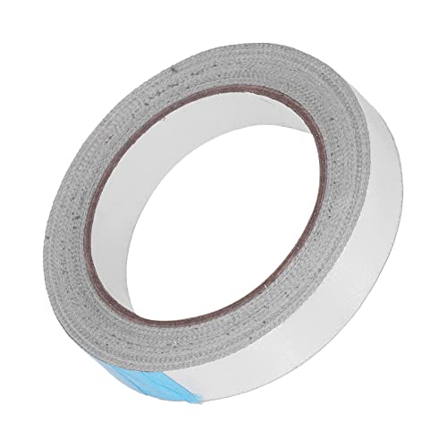 TOPINCN Cinta de Aluminio Cinta de Aluminio Pegamento Plateado Resistente Al Calor Térmico para Aislamiento de Reparación de Canales 20 Metros L (20 mm de ancho)