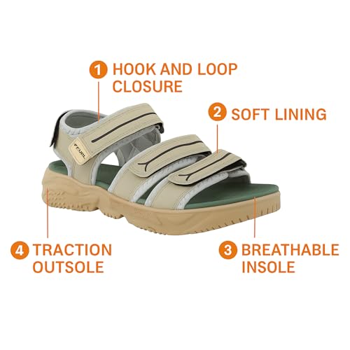 Image of FUEL Sandals & Floaters for Mens & Boys Comfortable & Lightweight Dailywear, Anti-Skid Flexible & Breathable for Running, Walking Stylish Casual Sandal for Outdoor Footwear For Gents (Keta)
