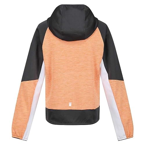 Childrens/Kids Prenton II Hooded Soft Shell Jacket (15-16 Years) (Apricot Crush/Seal Grey)4