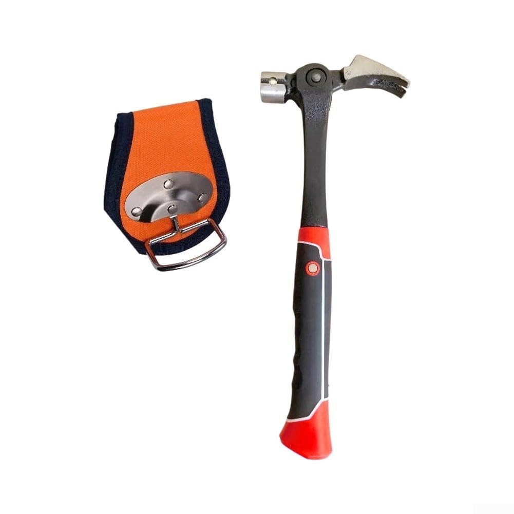 Minhe 16 Oz Adjustable Claw Hammer, High Carbon Steel Head