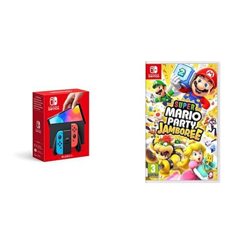 Nintendo Console Switch Modèle OLED & Super Mario Party Jamboree - vue 1
