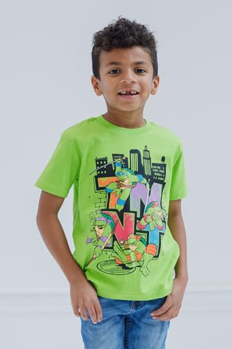 Teenage Mutant Ninja Turtles Leonardo Michelangelo Donatello Raphael 3 Pack T-Shirts Toddler to Big Kid2