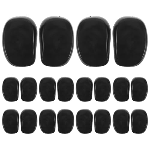 PRETYZOOM 10paia Copriorecchie Riutilizzabili per Asciugacapelli Impermeabili per Tinture e Protezione dal Calore Copriorecchie in Plastica Morbida e Aderente per Uso Salone e Domestico