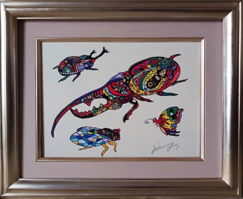 ジミー大西「王と友だち 2004」油彩 F4号 肉筆 サインありのサムネイル